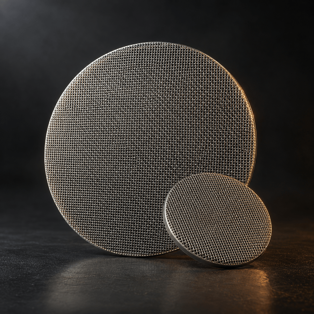 Metal casting filters